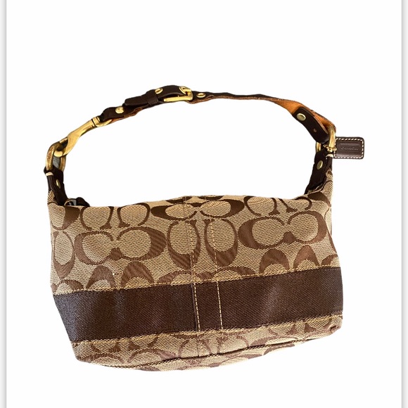 Coach Handbags - Mini Coach Logo Canvas Baby Bag